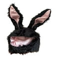 thumbnail image 3 of fastboy Chapeau Couvre-Chef pour Pâques Accessoire Photo Fête Cosplay Rose Noir, 3 of 6
