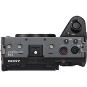 Sony FX3A Full-Frame Cinema Camera, 12.1MP Full-Frame CMOS Exmor R Sensor + + 64GB Memory + Stabilizing Grip + Software Pack +More (Value Bundle) (International Version)
