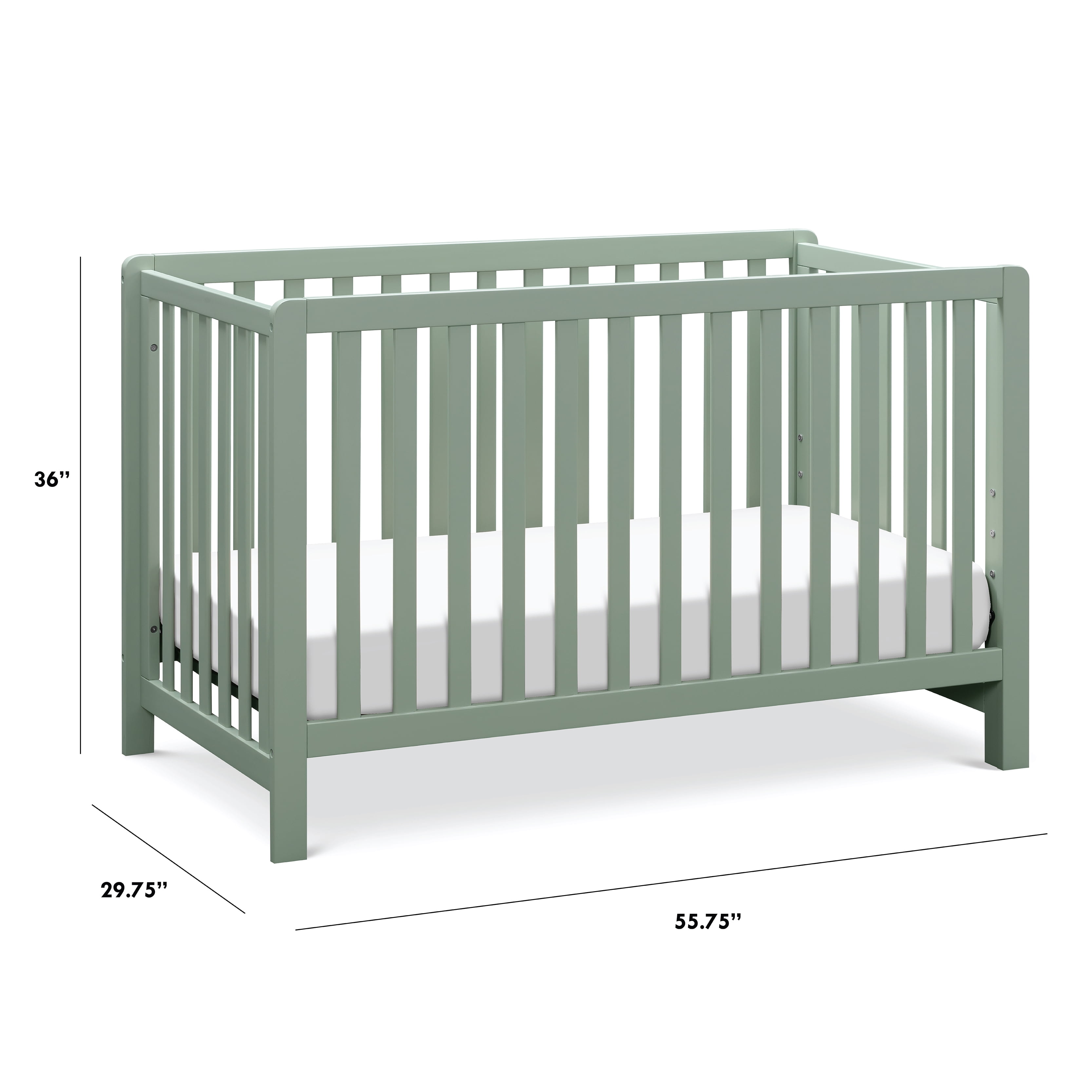 Carter's by DaVinci Colby 4-in-1 Low-profile Convertible Crib