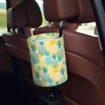 thumbnail image 5 of Honeii Pineapples1 Print Waterproof Car Trash Can,Waterproof Portable Collapsible Trash Can,Garbage Container fits Most Cars,SUVs,and Trucks, 5 of 7
