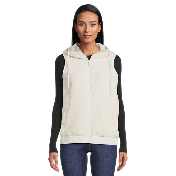 Avia Women's and Women's Plus Faux Shearling Vest, Sizes XS-4X