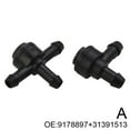 thumbnail image 1 of 2X For Volvo XC90 (03-13) XC60 (10-13) Windscreen Valves T 3-Way Valve L3X8, 1 of 9