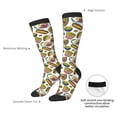 thumbnail image 4 of Logiee Hot Dog With One Sausage Print Gift Stocking Stuffers,Adult Stockings,Novelty Socks,Funny Socks Birthday Running Walking Sleeping, 4 of 6