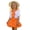 32Orange78, variant on Girl's Outfit Sets Short Sleeve Top With Skirts Performance Outfits Dancewear Graduation Stage Show Outfits Holiday Party Breathable Cozy Clothing Sets