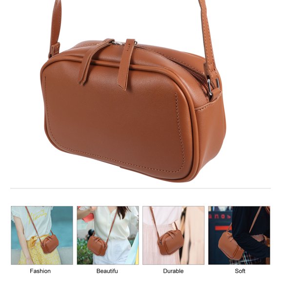 ETEREAUTY Brown Stylish Women's Messenger Bag Shoulder Pouch for Travel, Shopping, and Everyday Use