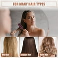thumbnail image 6 of Unique Bargains Round Hair Brush Hair Brushes for Women Nylon Bristle Pins Round Brush Pink 10.04"x1.97", 6 of 6