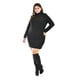 thumbnail image 1 of Vestido de punto con cuello alto Roman Fashion /Tallas Extras, 3821 (Negro) negro 38, 1 of 6