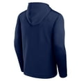 thumbnail image 3 of Men's Logo Athletic College Navy Seattle Seahawks Head Start Pullover Hoodie, 3 of 3