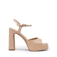 thumbnail image 2 of DREAM PAIRS Platform Heels for Women, Square Toe Chunky High Heels Ankle Strap Sandals for Wedding Party Formal Event, 2 of 8