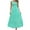 Green, variant on LYXSSBYX Maxi Dresses for Women 2024 Fashion Women Summer Casual Print Camis Sleeveless Bandage Long Dress