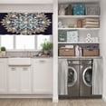 thumbnail image 3 of LALILO Kitchen Curtain Valance Mandala Jewelry Geometric Rod Pocket Window Curtain 52"x 18" Set of 2, 3 of 7