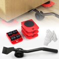 thumbnail image 1 of Juego De Herramientas Para Mover Muebles Y Electrodomésticos Kit De Elevador De Muebles Con 4 Controles Deslizantes Para Mover Deslizadores Móviles De Acero Al Carbono Con Capacidad De Carga De 330 Li, 1 of 5