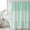 Turquoise, variant on Sage Green Striped Shower Curtain Set, Waterproof Shower Curtains for Bathroom, Boho Stripes Minimalist Linen Texture Washable Fabric Cloth Bath Curtain for Bathtub Decoration with Hooks 72x78 Inches