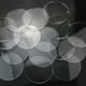 thumbnail image 2 of Base redonda de oblea de acrílico transparente, disco de acrílico, accesorios en blanco de plexiglás para cortar, 2 of 4