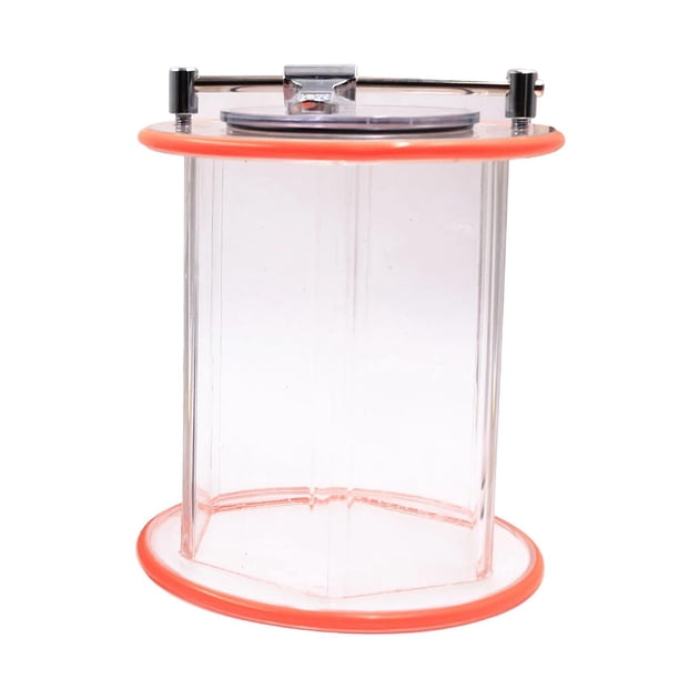 Bearachild 14.5cm Drum Jewelry Polishing Finishing Machine Clear Capacity Large Suministros de limpieza para el hogar