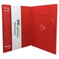 thumbnail image 2 of CheckOutStore (50) Premium Slimline Single 1-Disc DVD Cases 7mm (Red), 2 of 4