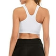 thumbnail image 4 of hgsbede Women Sports Bra Front Opening Closing Zipper without Steel Rring Mesh Shoulder, 4 of 6