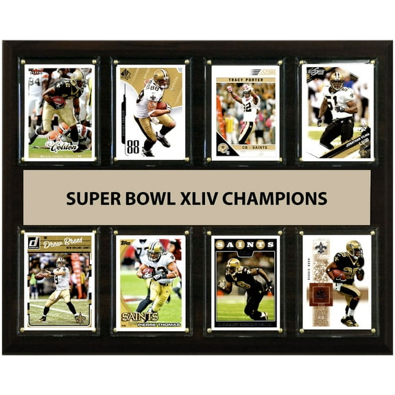 New Orleans Saints Super Bowl XLIV Champions 12'' x 15'' Plaque