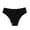 Black, variant on PMVFHDE Womens Comfortable Medium Waist Underwear All Season Cotton Gusset Breathable Solid Color Briefs Cotton Underwear For Women Black,XL
