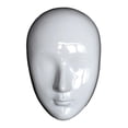 thumbnail image 1 of GUOOL DIY Face Mask Blank White Paintable Mask for Dance Party Fancy Dress Cosplay Unopen Eyes, 1 of 9