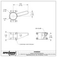 thumbnail image 5 of Speedway Motors Panhard Bar Bracket with 3 Inch Axle Tube Clamp Steel Track Bar Mount Bracket for Rear Suspension Setup with 3/4-16 Threaded Mount Clamp-On Installation, 5 of 7