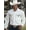 White, variant on Men's Western Cowboy Shirt Embroidered Button Down Long Sleeve Shirts Khaki XXL