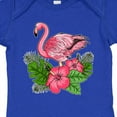 thumbnail image 4 of Inktastic Flamingo with Tropical Flowers Boys or Girls Baby Bodysuit, 4 of 5