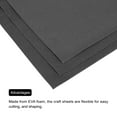 thumbnail image 4 of Unique Bargains EVA Foam Sheets Black 2 Inch x 2 Inch 1mm Thick Crafts Foam Sheets 10Pcs, 4 of 6