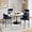 Blue-4 Pcs, variant on Memoryfield Upholstered Bar Stools Set of 4, Counter Height Barstools, Linen Fabric Curved Back, Kitchen Island & Dining Room, Gray
