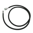 thumbnail image 6 of YFind 1.5M Nylon Braided Flexible Water Hose for Kitchen Pull Out Faucet Hose Black / Gray Plumbing Tube Kitchen Wash Basin Sink,Thread-Black, 6 of 8