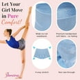 thumbnail image 2 of Dancina Gymnastics Shorts Athletic Dance Wear - For Little and Big Girls in Classic and New Metallic Ice Colors, 2 of 6