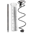 thumbnail image 4 of Spiral Rain Gauge Garden Glass Rain Water Meter Measuring Device, 4 of 4