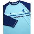 thumbnail image 7 of iXtreme Boys Rash Guard Set - 2 Piece Quick Dry Long Sleeve Swim Shirt and Boys Swim Trunks, 7 of 7