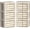 Beige, variant on 6 Pack Clothes Storage Bins with Metal Frame Foldable Storage Bins for Clothes Linen Fabric Storage Box with Clear Window (Lvory White, 15.7x11.8x11.8inch(36L))