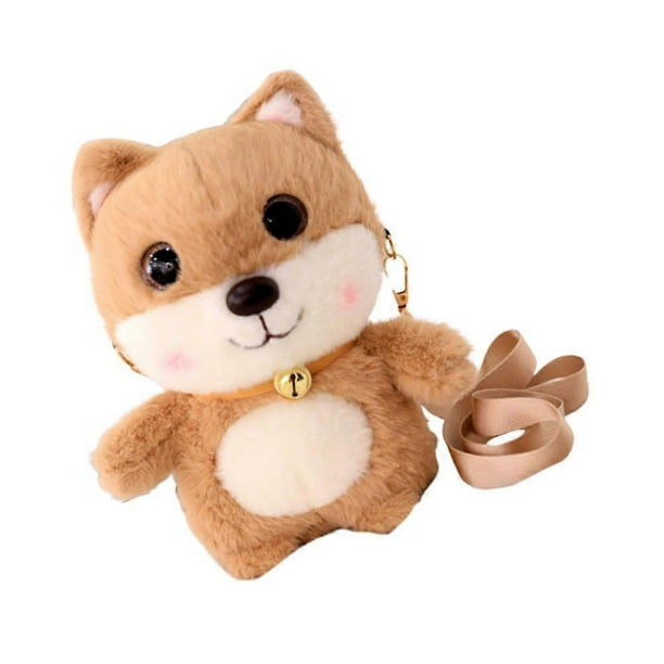 Fashion Mini Crossbody Bag Shape Zipper Shoulder Bag Light Brown 23cm Bag + 55cm Shoulder Strap Outdoor Convenience 1Pcs