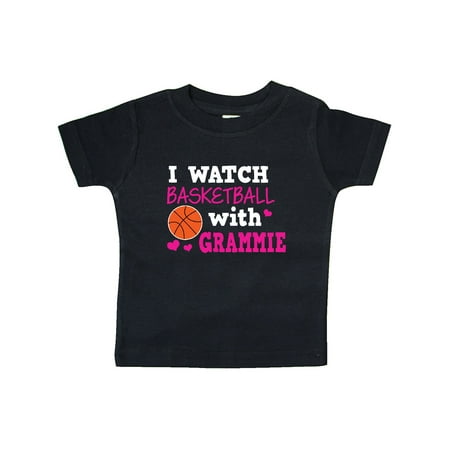 

Inktastic I Watch Basketball with Grammie Gift Baby Girl T-Shirt
