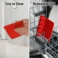 thumbnail image 6 of Zulay Silicone Utensil Rest with Drip Pad for Multiple Utensils BPA-Free Stove Top - Bright Red, 6 of 7