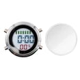 thumbnail image 2 of Mini reloj digital autoadhesivo impermeable dco del yate de Blanco plateado Sunnimix Mini reloj digital, 2 of 8