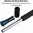 thumbnail image 5 of Muscle Roller Stick for Athletes - Body Massage Stick - Release Myofascial Trigger Points Reduce Muscle Soreness Tightness Leg Cramps & Back Pain for Physical Therapy & Recovery (Blue 1), 5 of 11