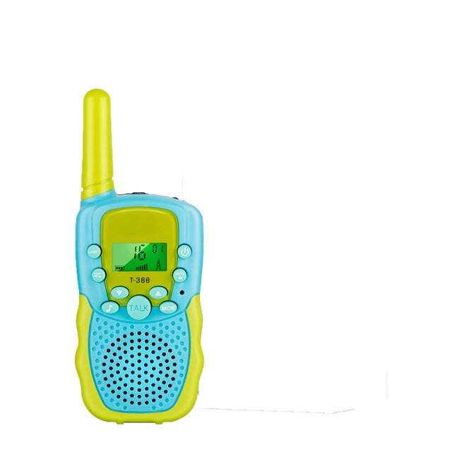Walkie Talkie para niños con linterna LCD retroiluminada, radio de juguete para aventuras al aire libre, camping, senderismo, para niños de 3 a 12 años (3 piezas)