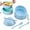 Blue, variant on Ramen Bowl Set, 2026 New with Lid, Handles, Strainer, Spoon, Chopsticks & Fork, Dishwasher Safe College Dorm & Apartment Essentials