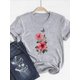 thumbnail image 3 of Camiseta básica para mujer, ropa estampada, camiseta de leopardo, corazón de amor, tendencia, Top bonito de verano, Camiseta estampada de manga corta a la moda, 3 of 5