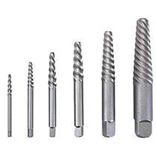 Vermont American 21825 6Piece Spiral Flute Screw Extractor Set