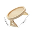 thumbnail image 2 of TAILTOSS 1Pcs Clip-on Tray Snack Organizer Rectangular Wood Simple Design For Family Use, 2 of 8