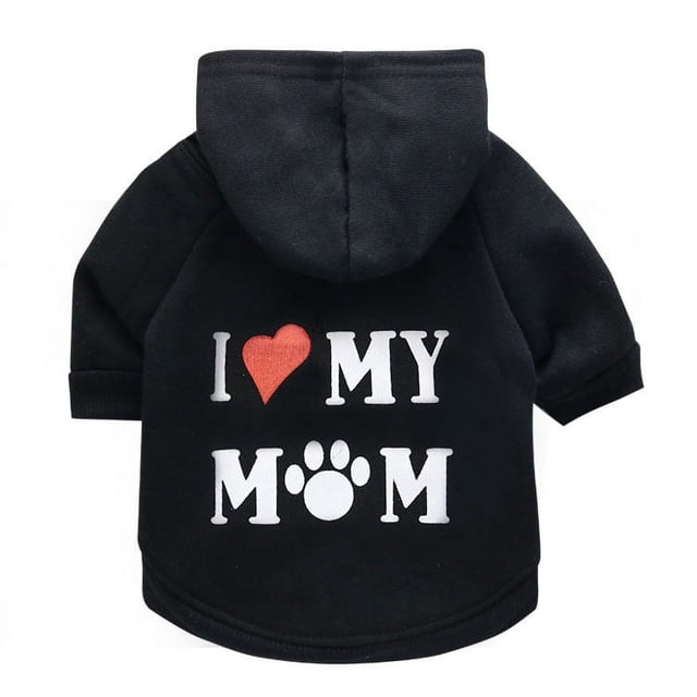 Suministros para mascotas, ropa para perros, tela polar, suéter momia con capucha, ropa de peluche para otoño e invierno