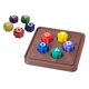 thumbnail image 5 of Juego de juego Juego tradicional Gonggi Jack Stone Pebbles para juegos familiares (5 dados), 5 of 5