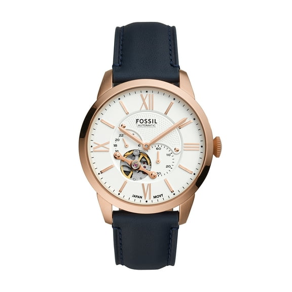 Fossil Men's Townsman Automatic, Rose Gold-Tone Stainless Steel Watch