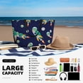 thumbnail image 5 of Balery Astronaut Dinosaur and Space Beach Travel Bag - Water-Resistant, Large Capacity Lightweight Tote with 7 Pockets for Women and Men - Perfect for Beach, Pool, Gym, and Travel, 5 of 7