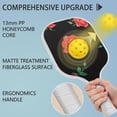 thumbnail image 4 of Pickleball Paddles Set Of 1, Fiberglass Surface, Rose Flowers Print, 1 Paddle, 2 Balls & Bag, 4 of 5
