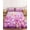 Peach Pink Lavender Purple, variant on Full Size Fitted Sheet Set - Pink Spring Floral 3 Piece Bedding Sets 16" Deep Pocket Fitted Sheet with 2 Pillowcases Summer Daisy Botanical Oil Painting Brushed Microfiber Hotel Luxury Bed Sheets